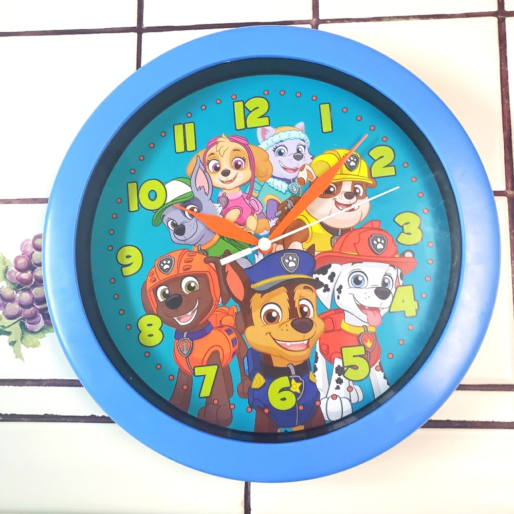 Paw patrol clock